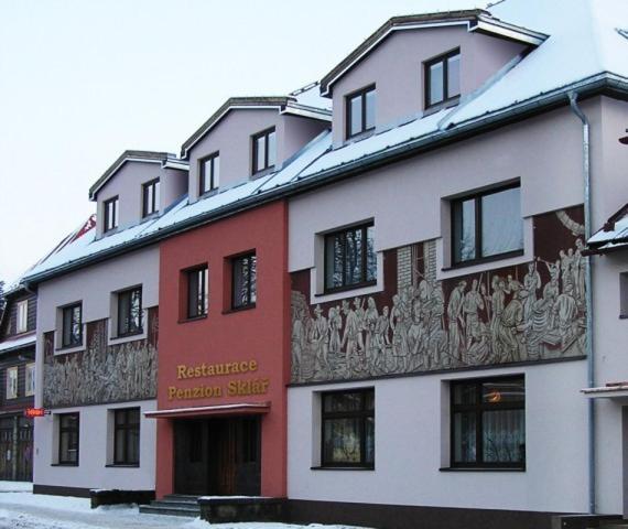 Penzion A Restaurace Sklar Каролінка Екстер'єр фото